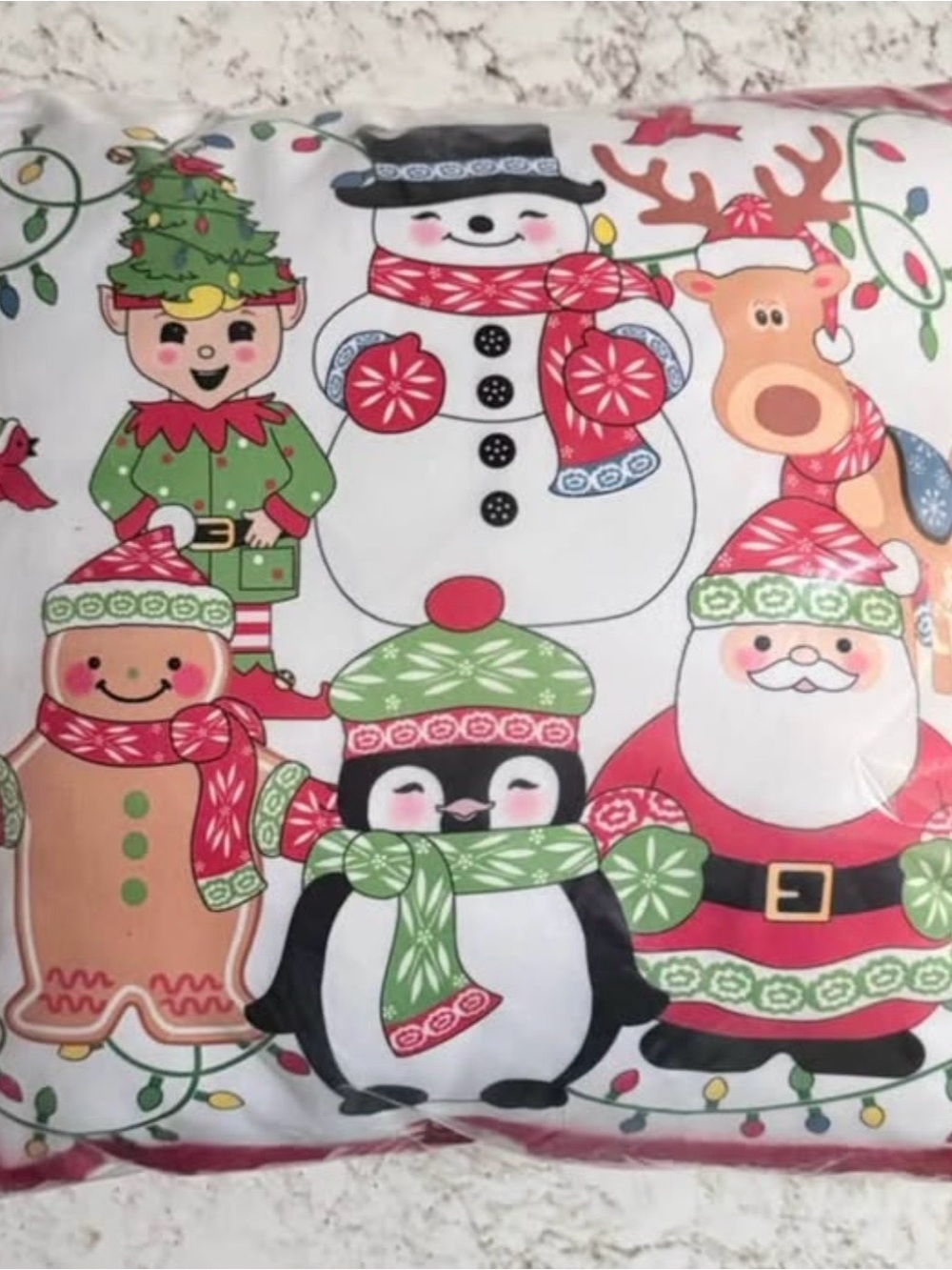 Temptations by Tara Winter Whimsy 18" Christmas Pillow